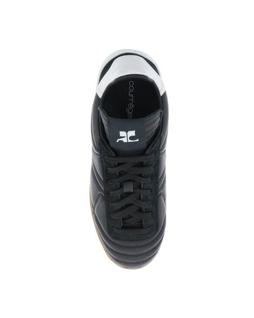 Courreges Blue Club02 Low Top Sneakers