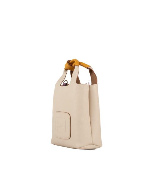 Hogan Natural Shopping Mini H-Bag Ivory