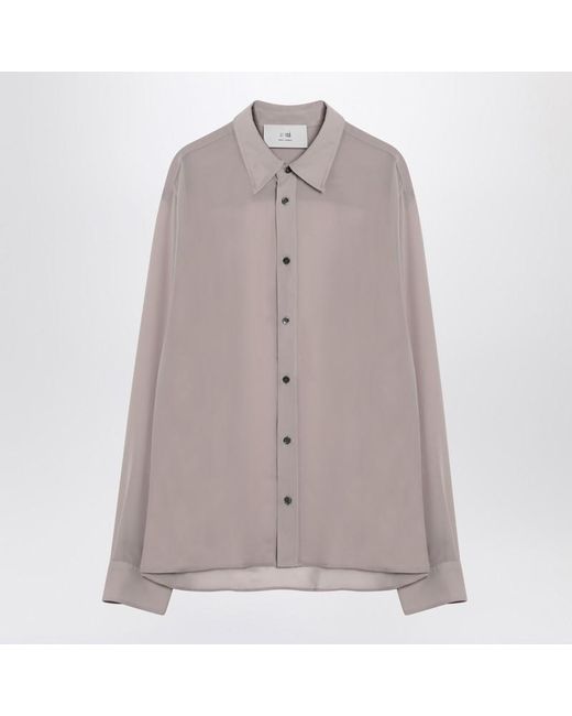 AMI Brown Ash-Coloured Shirt for men