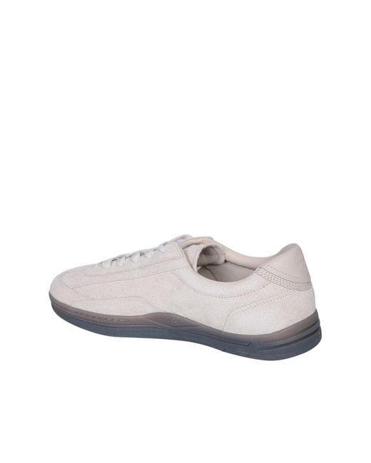 Stone Island White Shoes for men