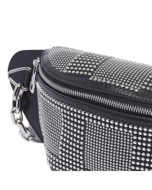 Alexander McQueen Black Biker Bumbag for men