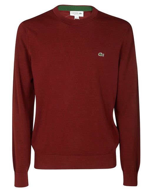 Lacoste Sweaters Red for Men | Lyst Canada