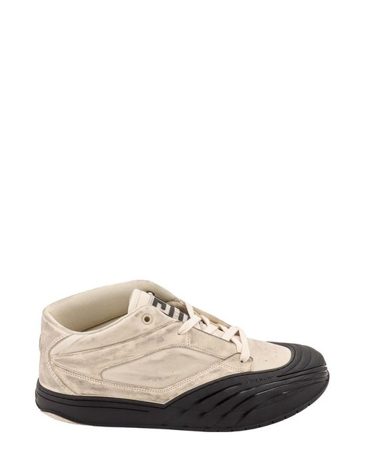 Givenchy White Skate Distressed Sneakers for men