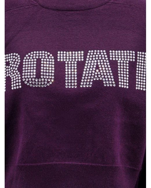 ROTATE BIRGER CHRISTENSEN Purple Rotate Sweater