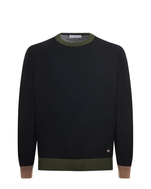 Manuel Ritz Black Sweaters for men
