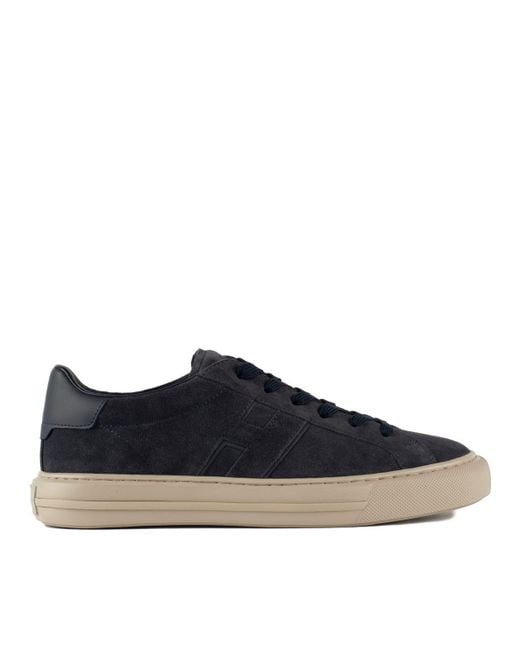 Hogan Blue H691 Suede Sneakers for men