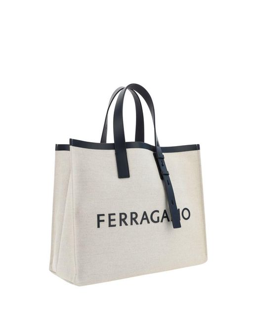 Ferragamo White Handbags for men
