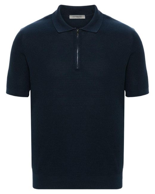 Corneliani Blue T-Shirts And Polos for men