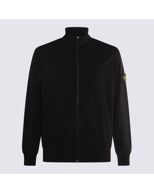 Stone Island Sweaters Blacks And Greys for men