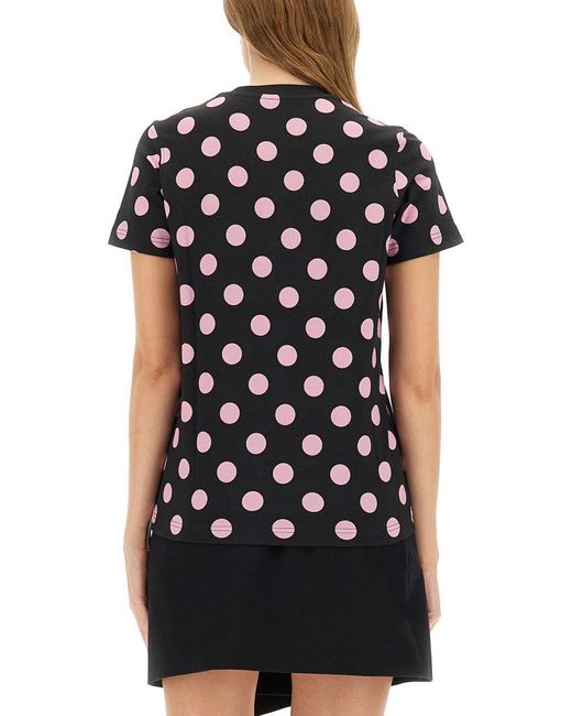 Moschino Black "Teddy Polka Dots" T-Shirt