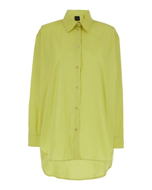 Plain Green Oversized Lime Shirt