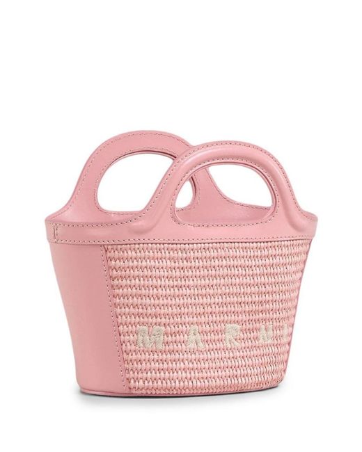 Marni Pink Tropicalia Micro Bag
