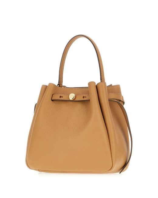 Tory Burch Natural Shoulder Bags