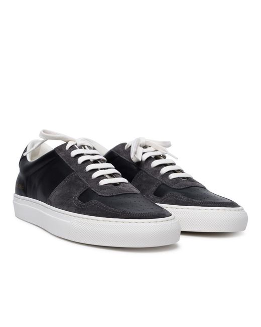 Common Projects Black 'Bball Duo' Leather Sneakers for men