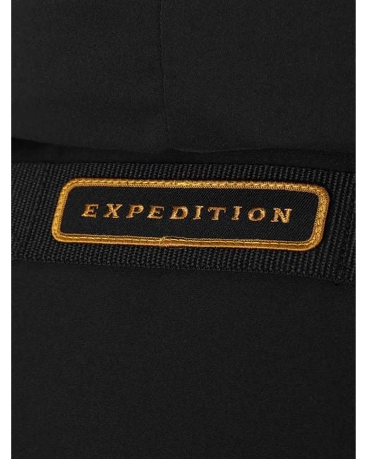 Canada Goose Black Long Expedition Down Jacket for men