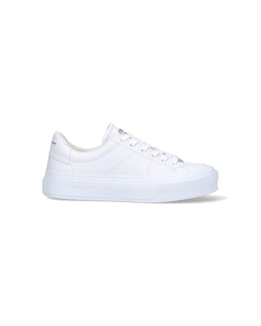 Givenchy White Low Sneakers