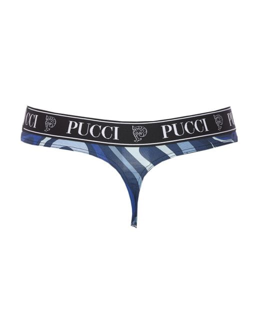 Emilio Pucci Blue Emilio Underwear