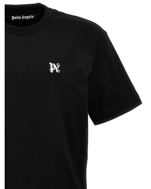 Palm Angels Black Monogram Sweater, Cardigans for men