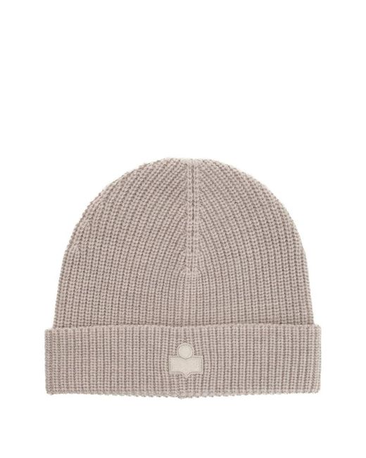 Isabel Marant Gray Bayle Wool Beanie