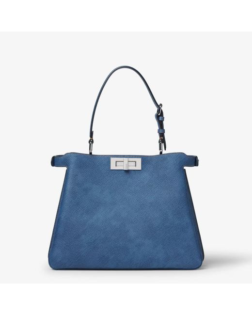 Fendi Blue "Peekaboo" Shoulder Bag