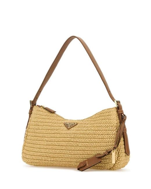 Prada Metallic Handbags.