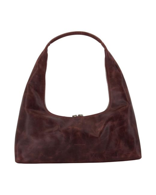 MARGE SHERWOOD Purple Hobo Large Shoulder Bag
