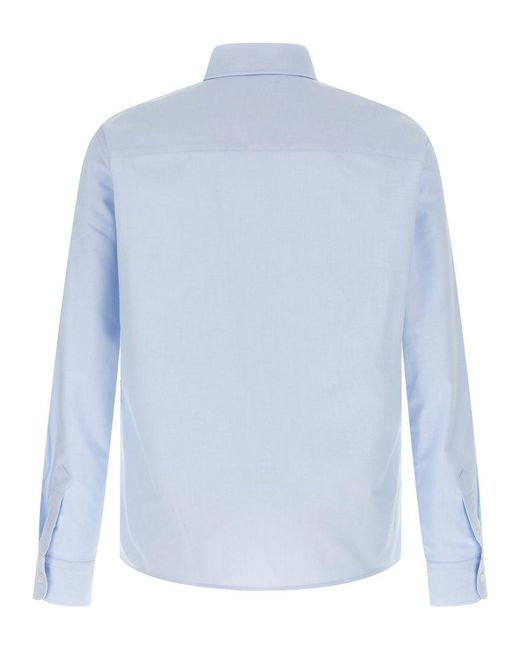 AMI Blue 'Ami De Coeur' Shirt for men