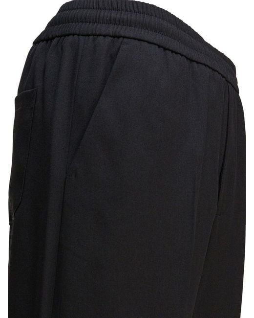 Golden Goose Deluxe Brand Black Wool Trousers for men