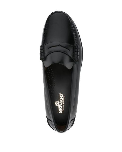 Sebago Black Flat Shoes for men