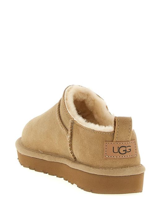 Ugg Brown 'classic Micro' Ankle Boots