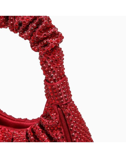 JW PEI Red Gabbi Handbag With Crystals