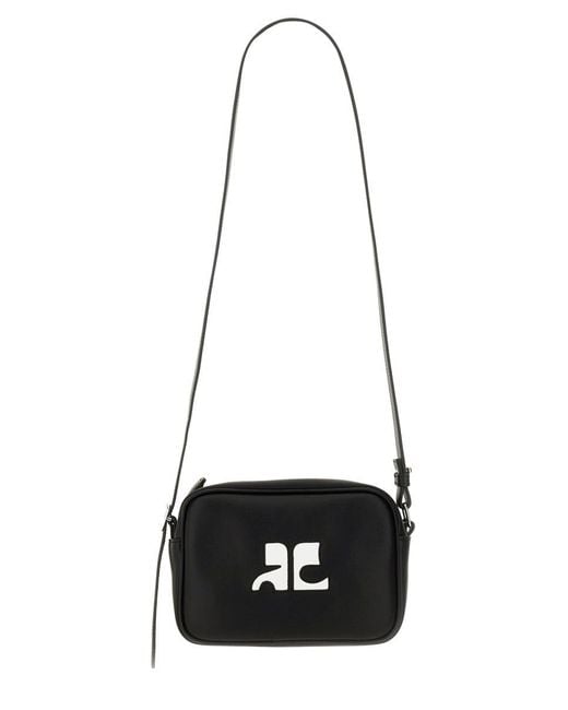 Courreges White Reimagined Camera Mini Handbag