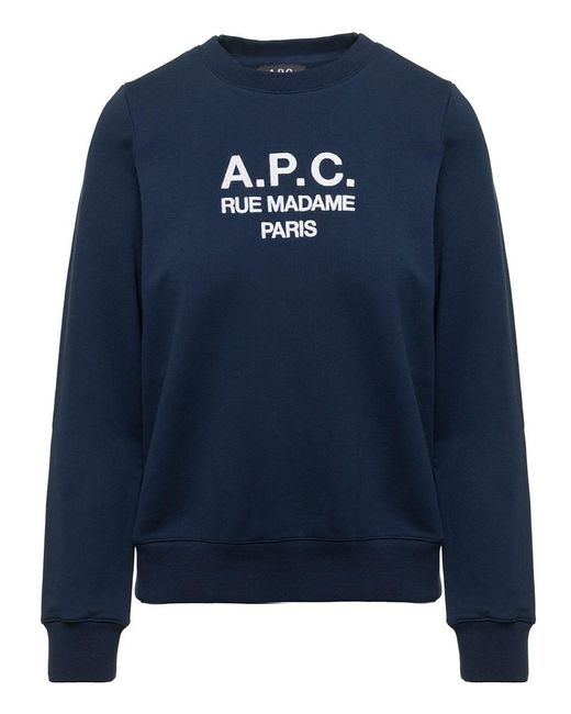 A.P.C. Blue Tina Sweatshirt