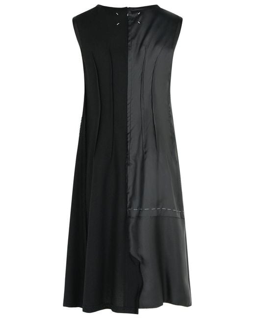 Maison Margiela Black Cupro Blend Dress