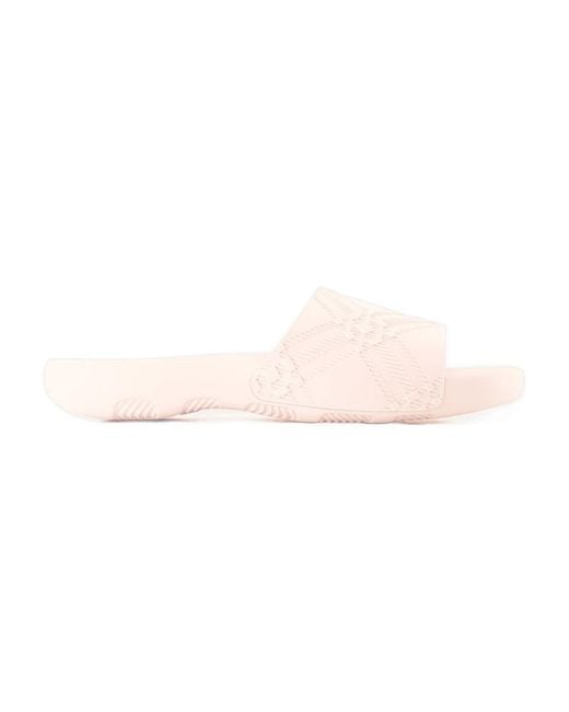 Burberry Women's Pink Dive Sandals