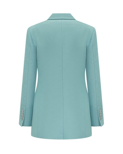 Tom Ford Blue Virgin Wool And Viscose Jacket