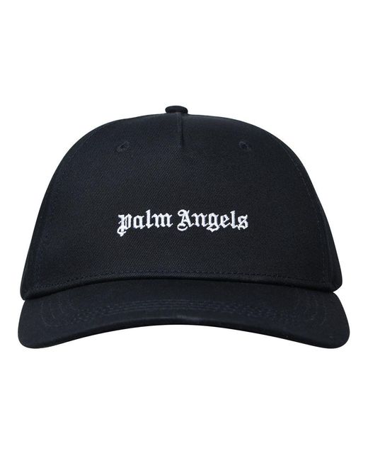 Palm Angels Blue Caps for men