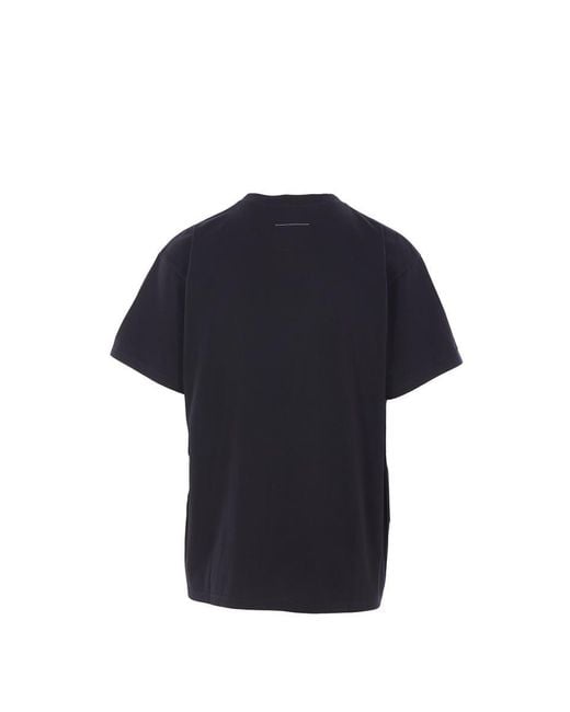 MM6 by Maison Martin Margiela Blue T-Shirts And Polos for men