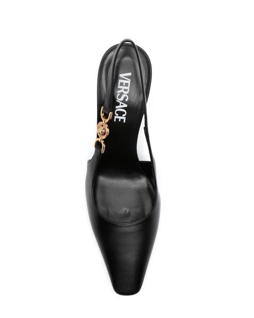 Versace Black Shoes Calf