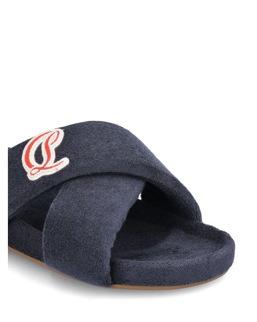 Christian Louboutin Blue Sandals for men