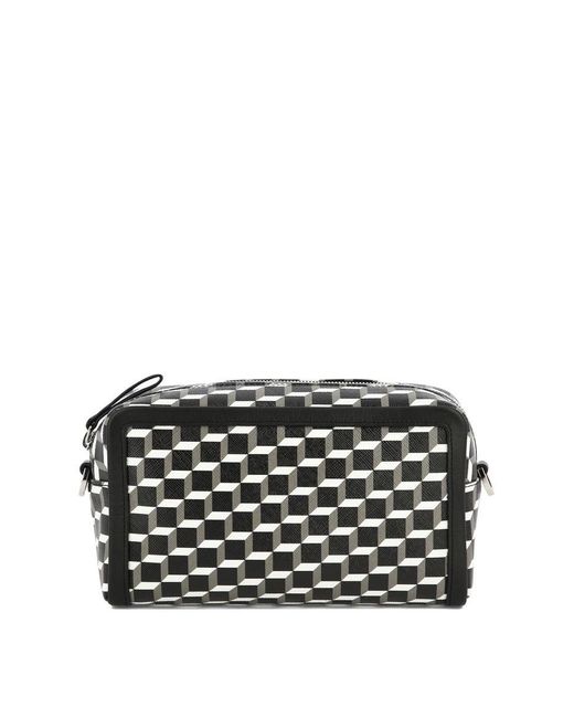 Pierre Hardy Cube Box Shoulder Bag in Black