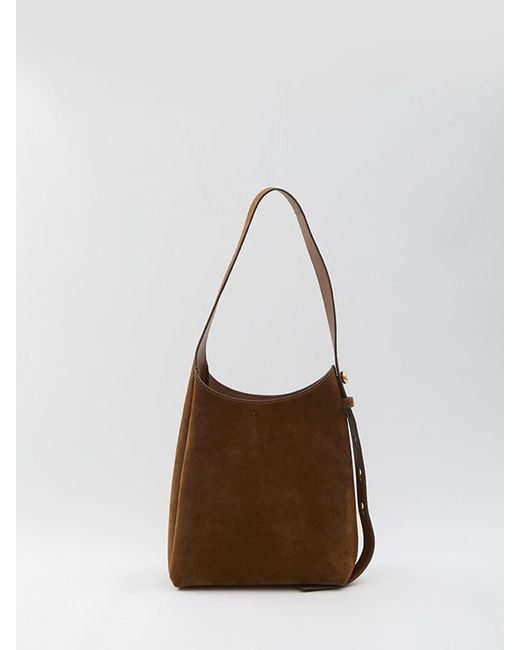Tory Burch Brown Romy Hobo Bag Small