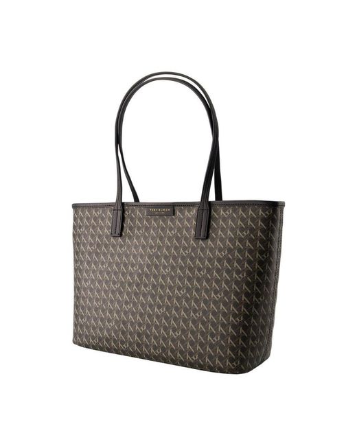 Tory Burch Black Small Ever Ready Shopper Bag