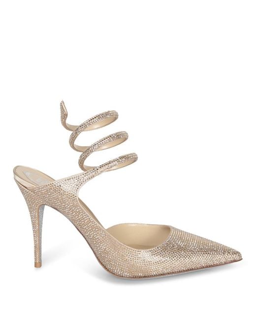 Rene Caovilla Metallic High Heels