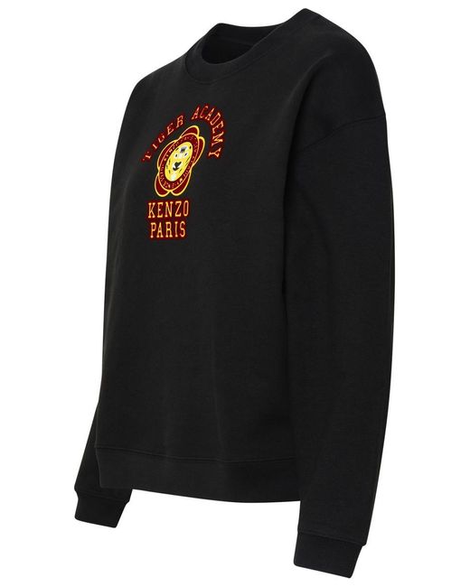 KENZO Black Cotton ' Tiger Accademy' Sweatshirt