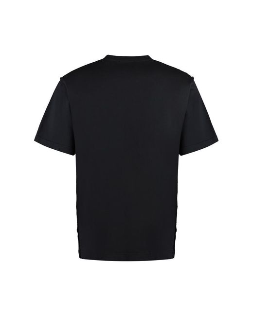 Dolce & Gabbana Black Cotton Crew-neck T-shirt for men