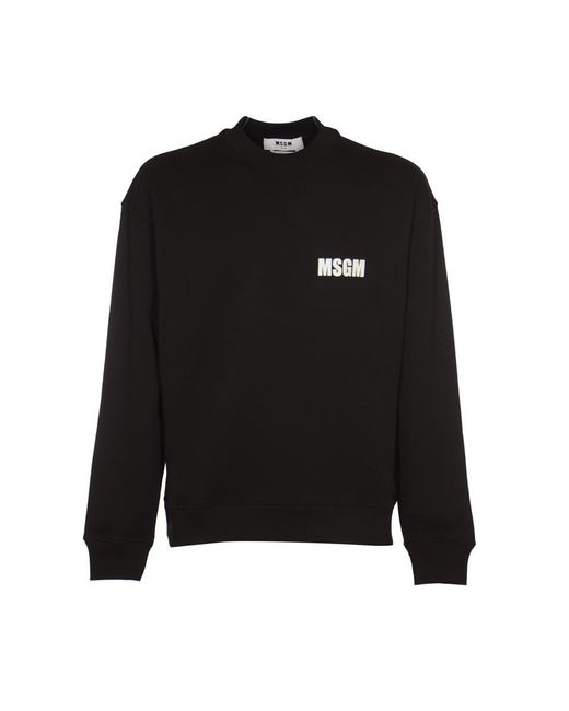 MSGM Black Sweaters for men