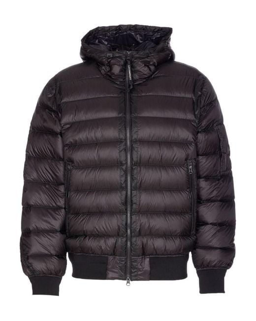C P Company Gray Dd-Shell Nylon Down Jacket for men