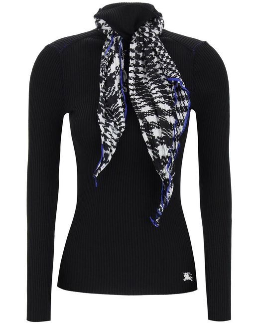 Burberry Black "sweetlife With Integrated Scarf