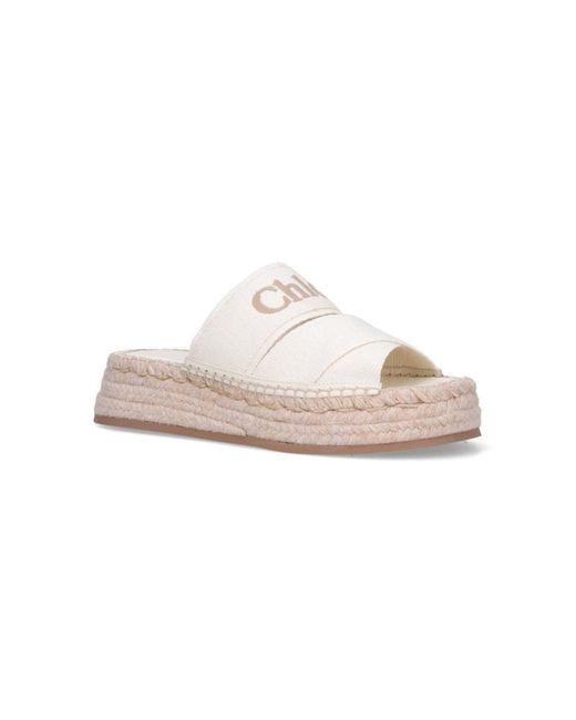 Chloé White Chloè Sandals